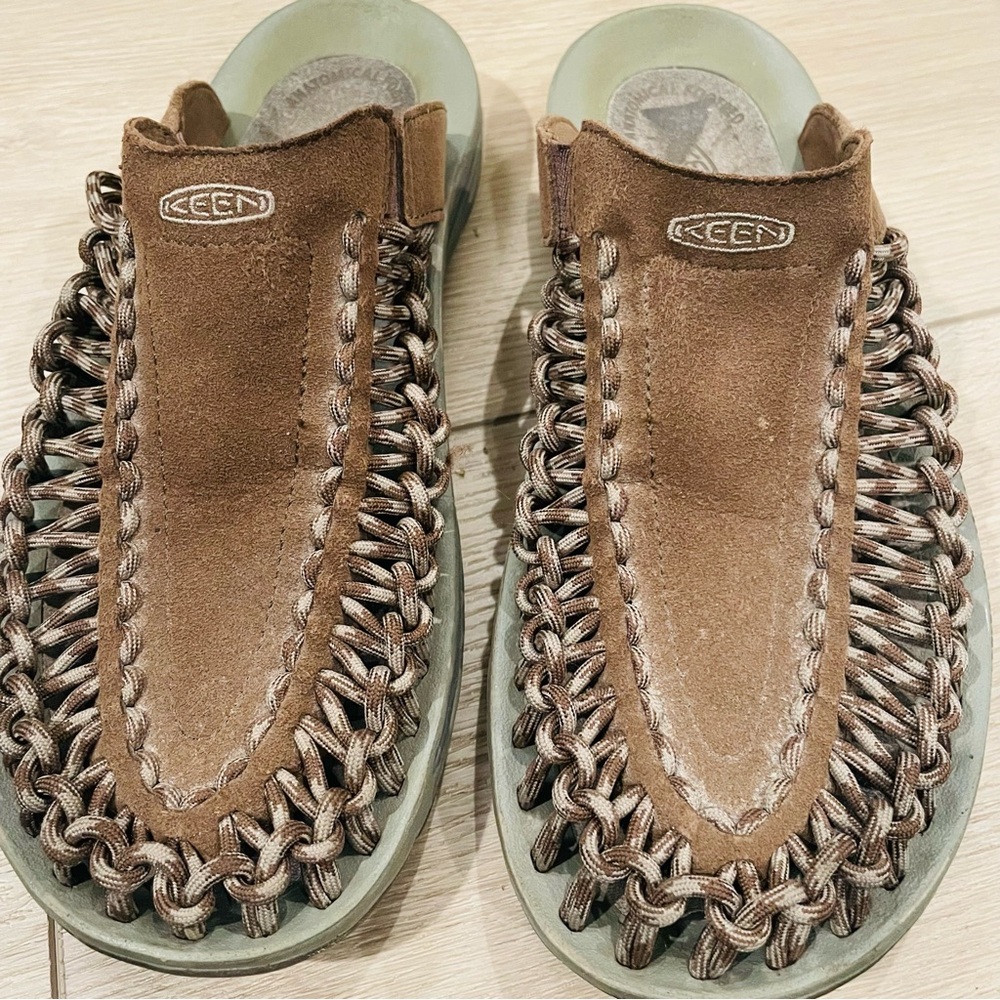 KEEN Uneek Unisex Woven Cord Slip-on Mule Sandals (Women’s 8.5 / Men’s 7)